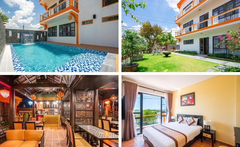 Top 20 Biệt thự villa Hội An đẹp gần biển và phố cổ giá rẻ cho thuê