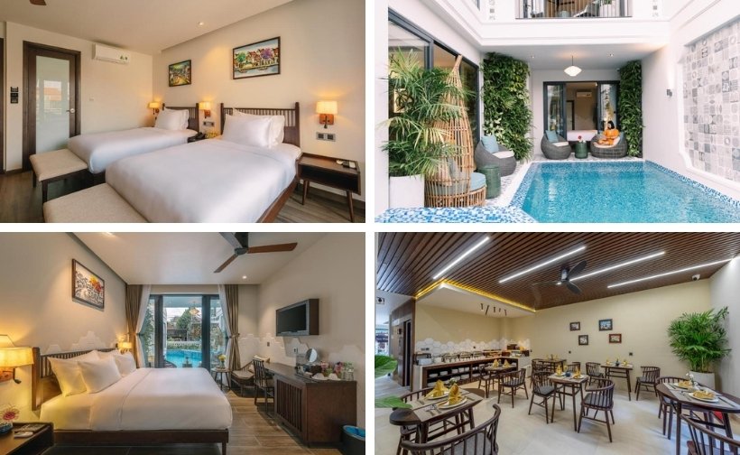 Top 20 Biệt thự villa Hội An đẹp gần biển và phố cổ giá rẻ cho thuê