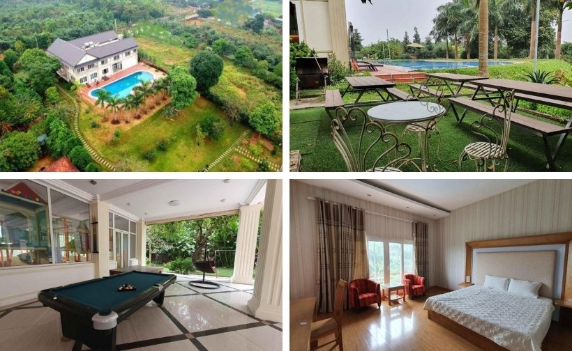 Top 21 Biệt thự villa resort gần Hà Nội giá rẻ view đẹp có hồ bơi